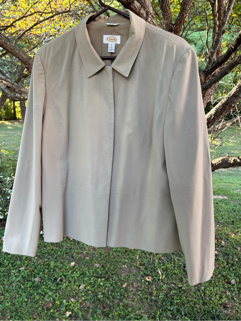 Talbots Khaki blazer—a closet staple